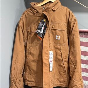 Carhartt Tan Duck Work Jacket